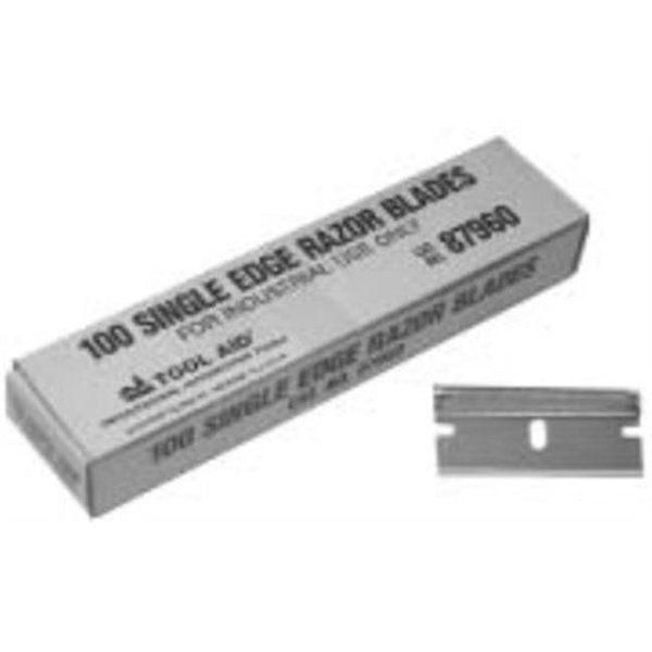S&G Tool Aid Corporation S & G Tool Aid TA87960 100 Single Edge Razor Blade TA87960